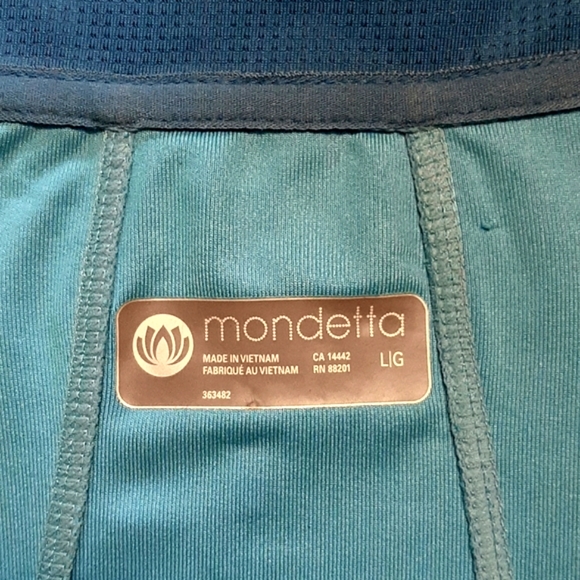 **3/$25**  MONDETTA Athletic Zippered Jacket - Thumbhole on Cuffs - Women's LG - Picture 7 of 8